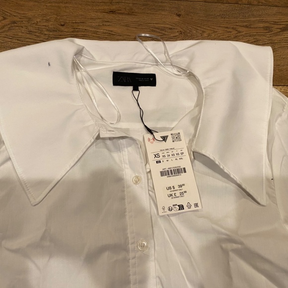Zara Bib collar poplin Short (XS) - Picture 2 of 6